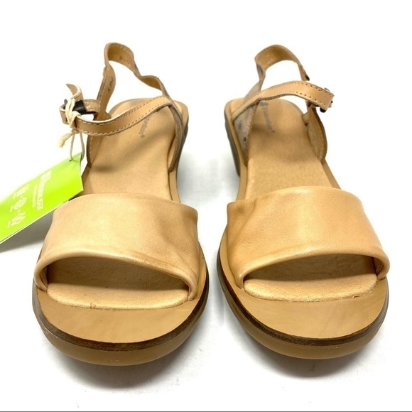 El Naturalista 5350 Aqua leather sandals wood - Picture 4 of 14